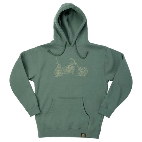 Biltwell Pan Hoodie Green