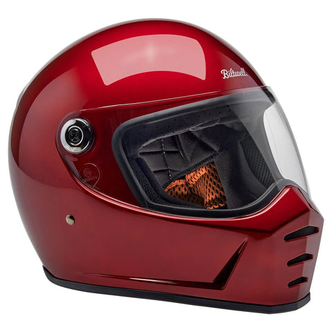 Biltwell Lane Splitter Helmet Cherry Red