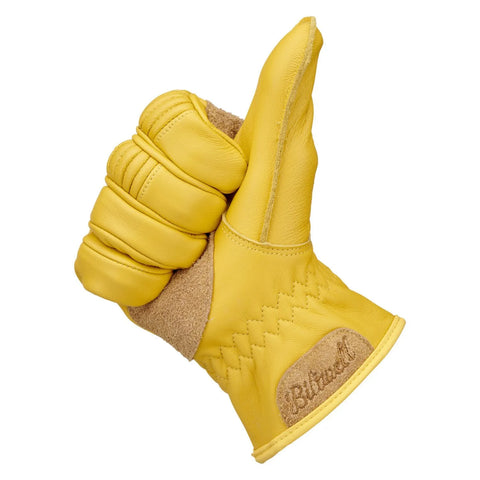 Biltwell Work Gloves 2.0 Gold