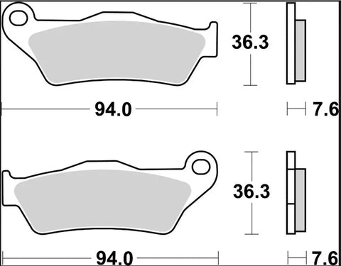 Brembo Ceramic Front & Rear Brake Pads 07001