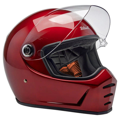 Biltwell Lane Splitter Helmet Cherry Red