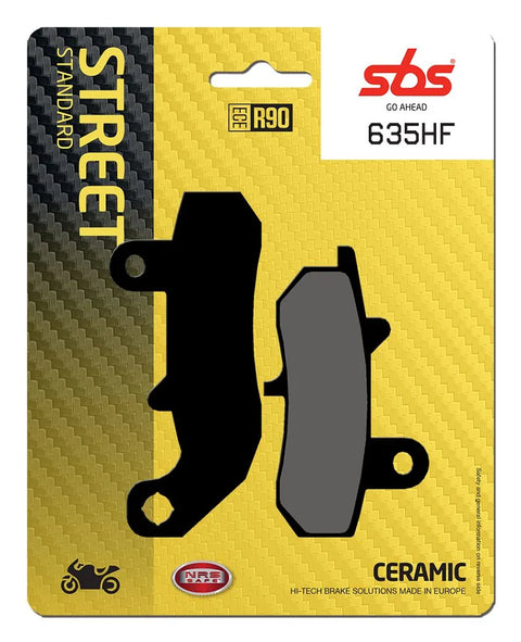 SBS Organic Rear Brake Pads 635HF