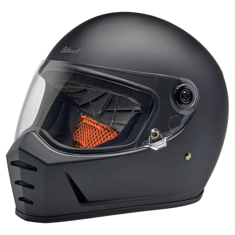Biltwell Lane Splitter Helmet Flat Black