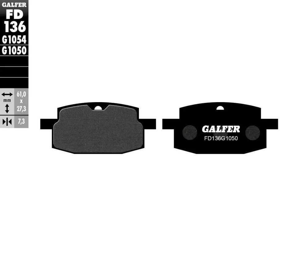 Galfer Organic Front Brake Pads FD136G1050