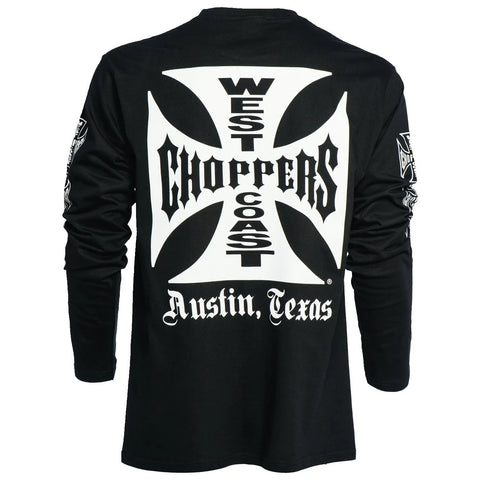 West Coast Choppers OG Cross Long Sleeve T-Shirt Black