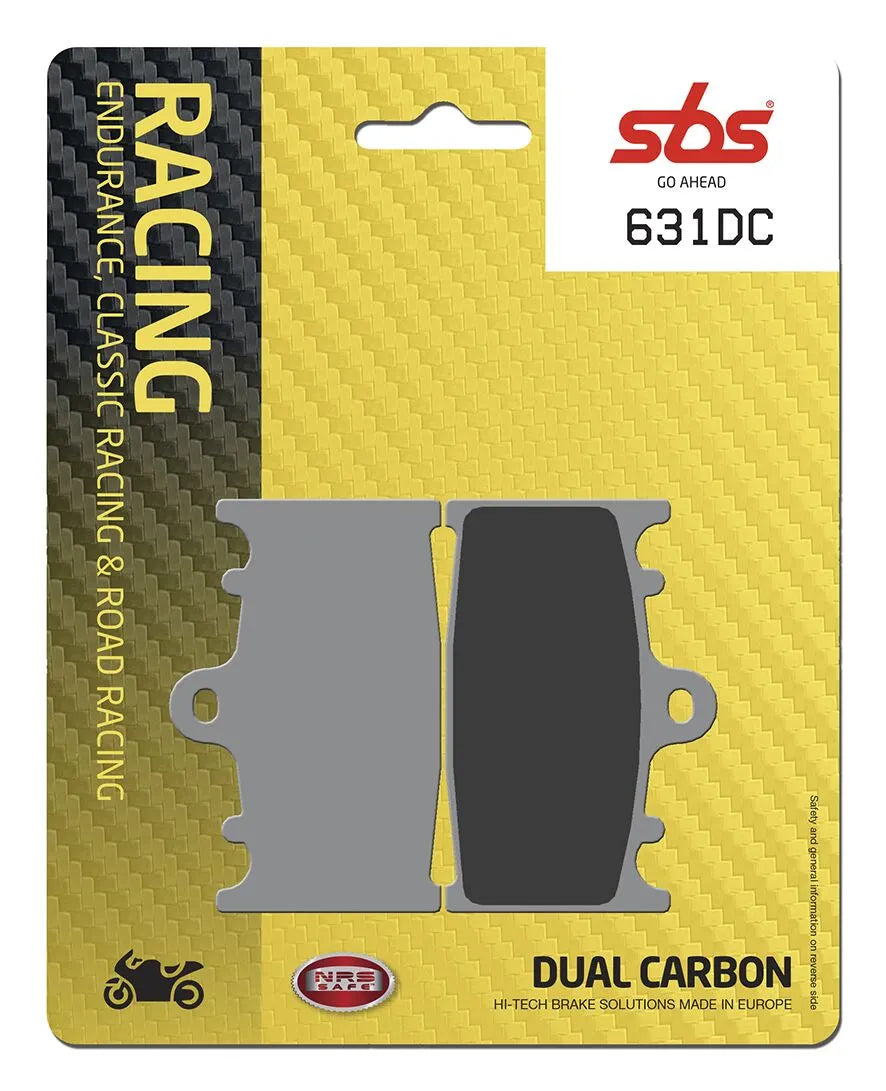 SBS Sintered Metal Front Brake Pads Suzuki GSX-R 600 / GSX-R 750, Kawasaki ZX-9 R 631DC