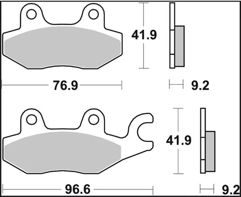 Brembo Ceramic Front & Rear Brake Pads 07033