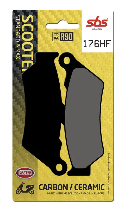 SBS Organic Front Brake Pads 176HF