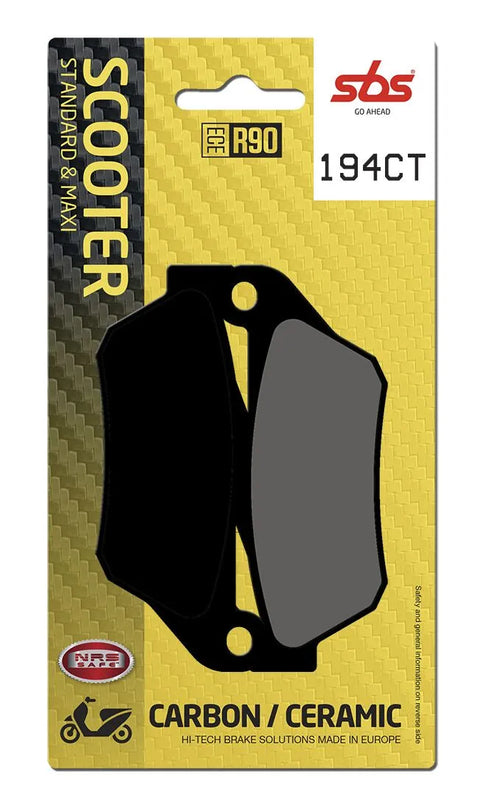 SBS Organic Front Brake Pads 194CT