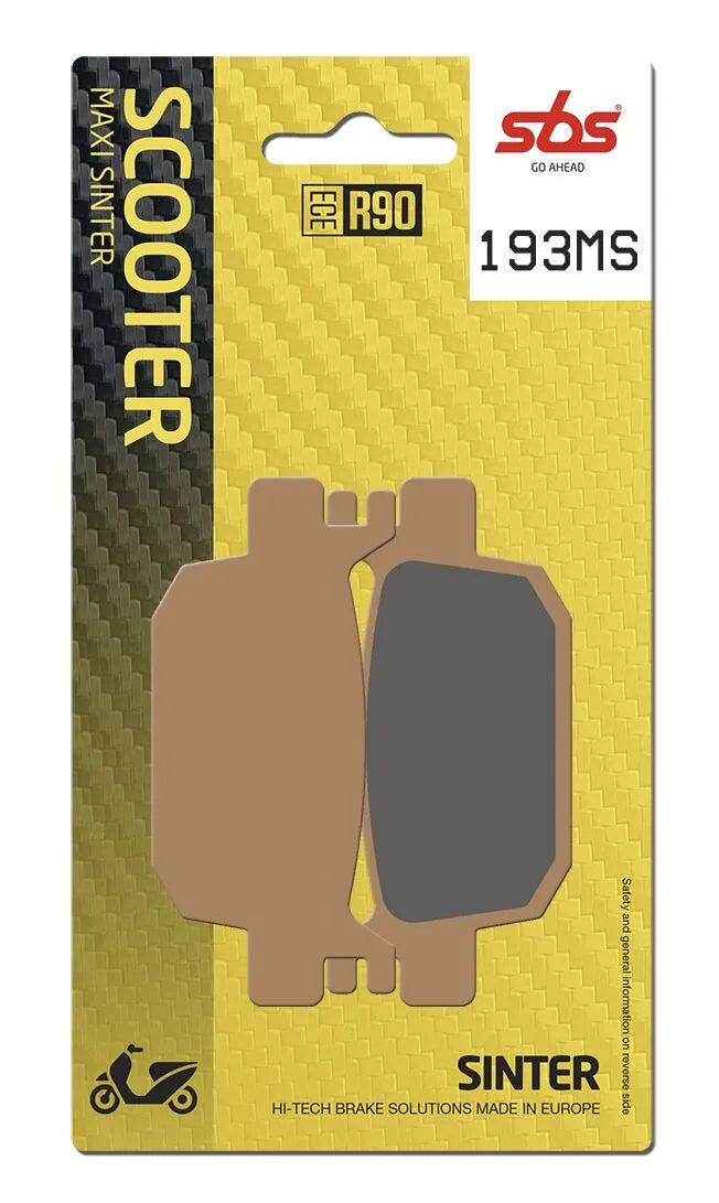 SBS Sintered Metal Rear Brake Pads 193MS