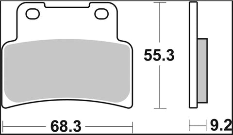 Brembo Sintered Metal Front Brake Pads 07GR77LA