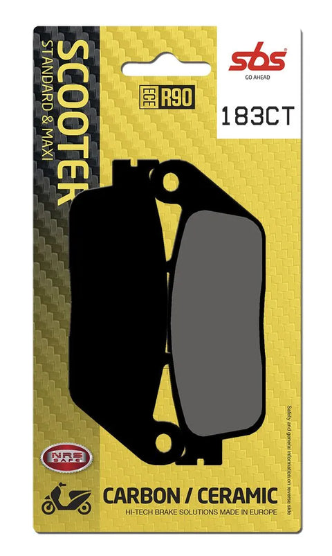 SBS Organic Front & Rear Brake Pads 183CT