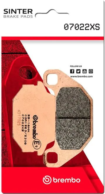 Brembo Sintered Metal Front & Rear Brake Pads 07022XS