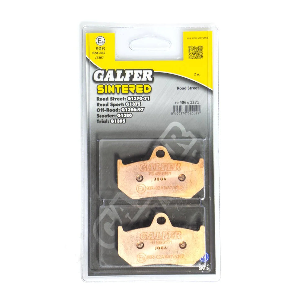 Galfer Sintered Metal Rear Brake Pads FD486G1371