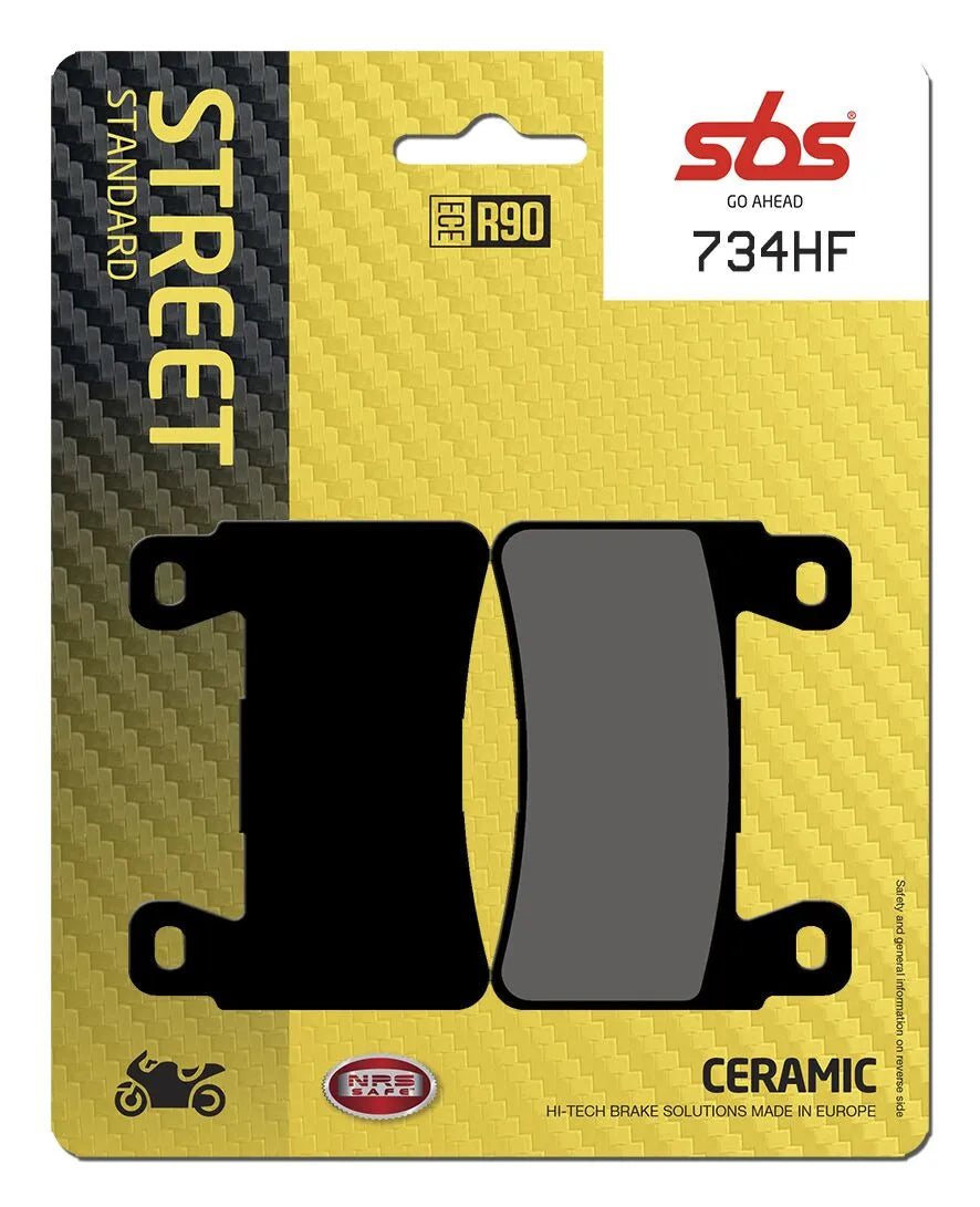 SBS Organic Front Brake Pads 734HF