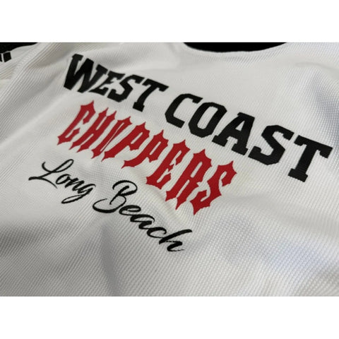 West Coast Choppers Choppers 4 Life Waffle Shirt White