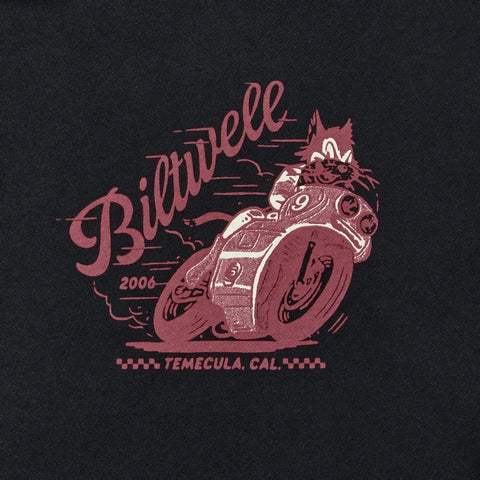 Biltwell Fast Cat Hoodie Black