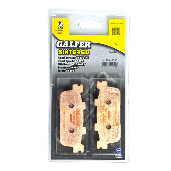 Galfer Sintered Metal Rear Brake Pads FD474G1380
