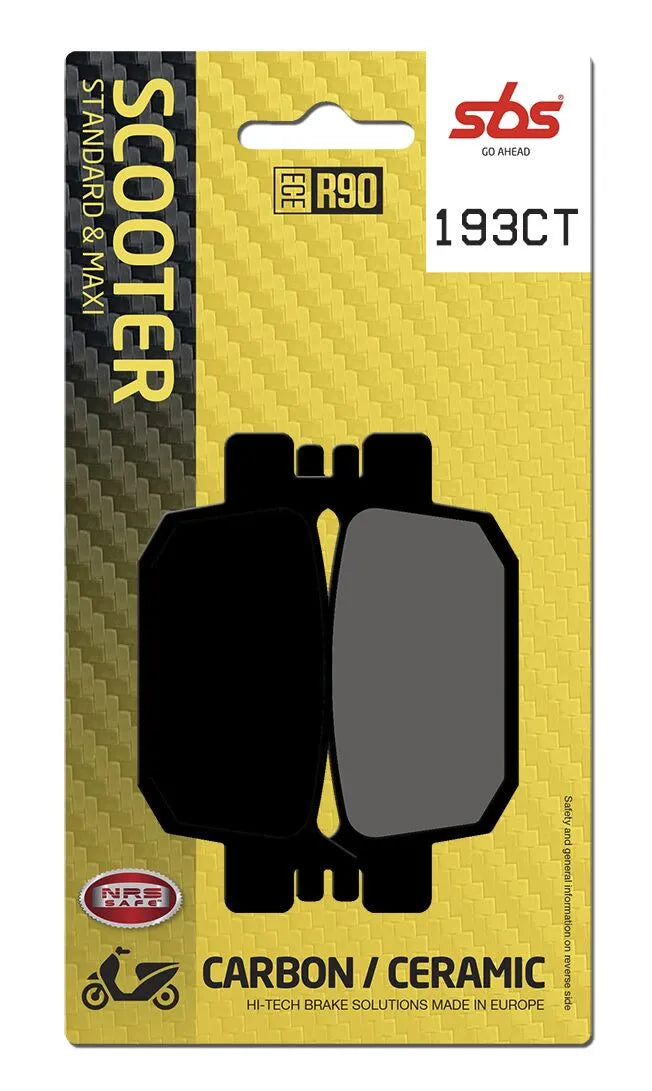 SBS Sintered Metal Rear Brake Pads 193CT
