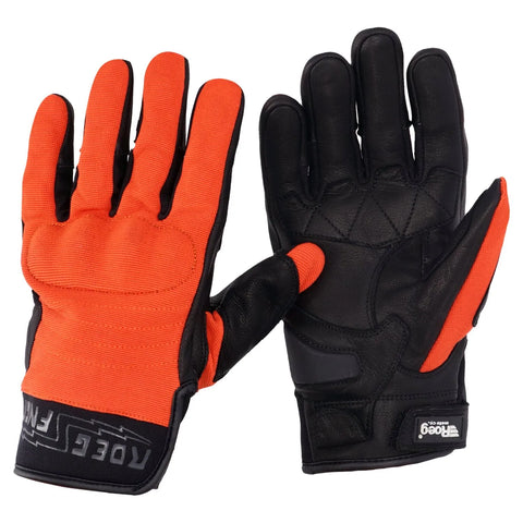 ROEG Fngr Textile Gloves Orange