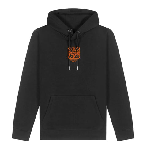 West Coast Choppers ATX Cross Hoodie Black/Orange