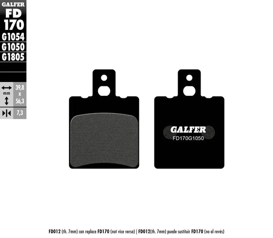 Galfer Organic Brake Pads FD170G1050