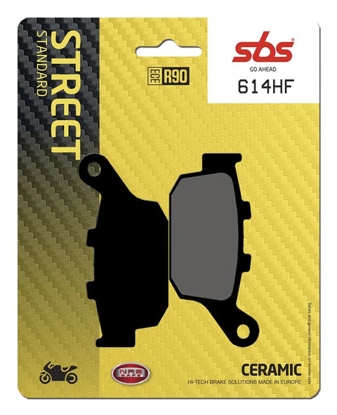 SBS Organic Rear Brake Pads 614HF
