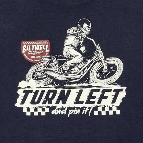Biltwell Left Turn Long Sleeve T-Shirt Black