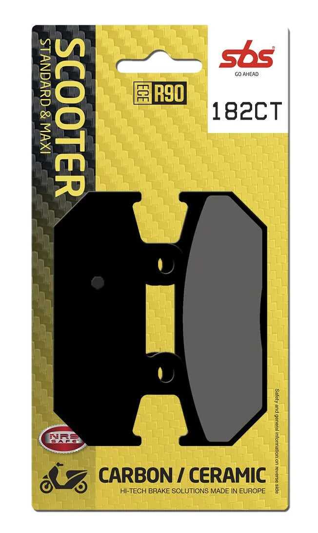 SBS Organic Rear Brake Pads 182CT