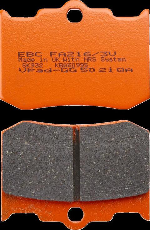 EBC Sintered Metal Front & Rear Brake Pads Indian Spirit 88 FA216/3V
