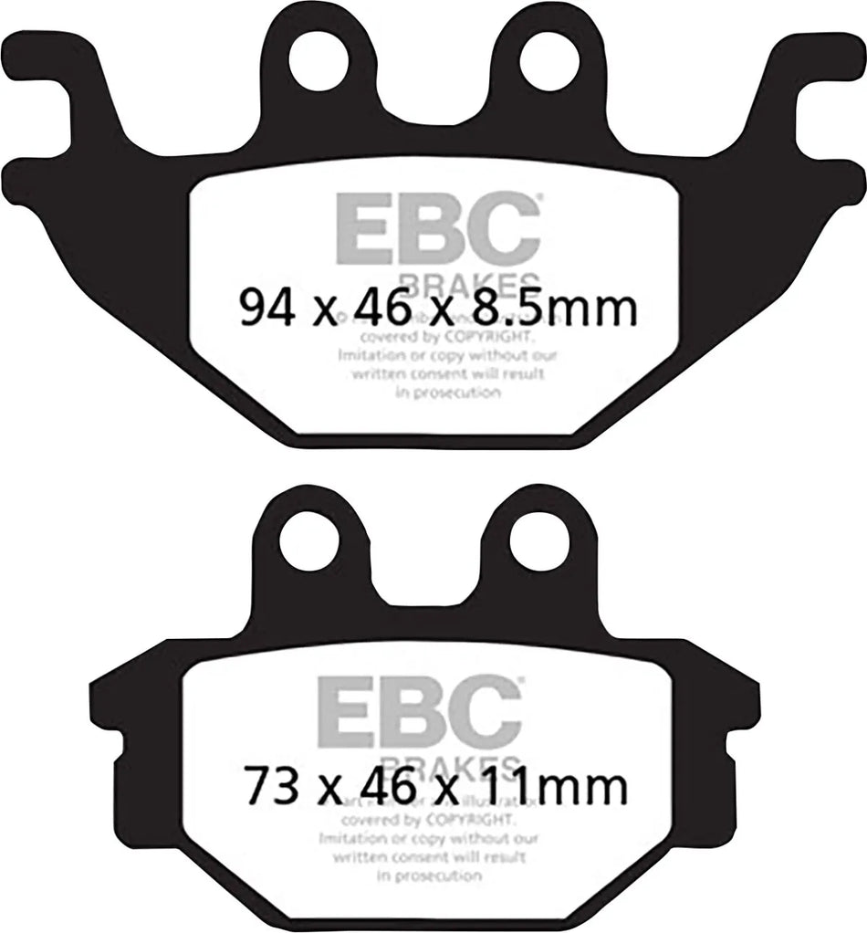 EBC Organic Rear Brake Pads SFAC377