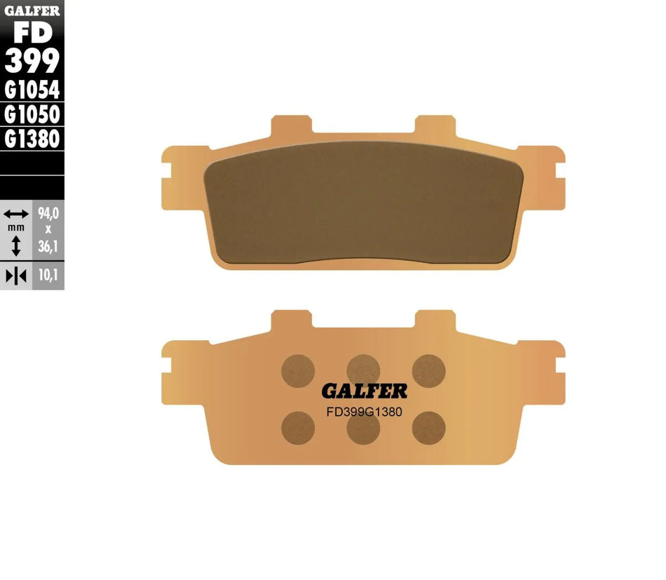 Galfer Sintered Metal Front & Rear Brake Pads FD399G1380