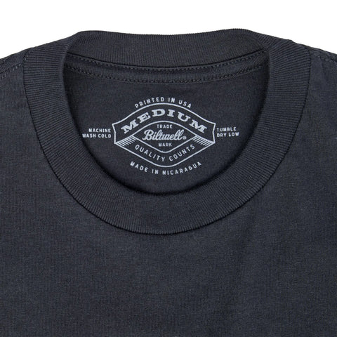 Biltwell Grey Shield T-Shirt Black