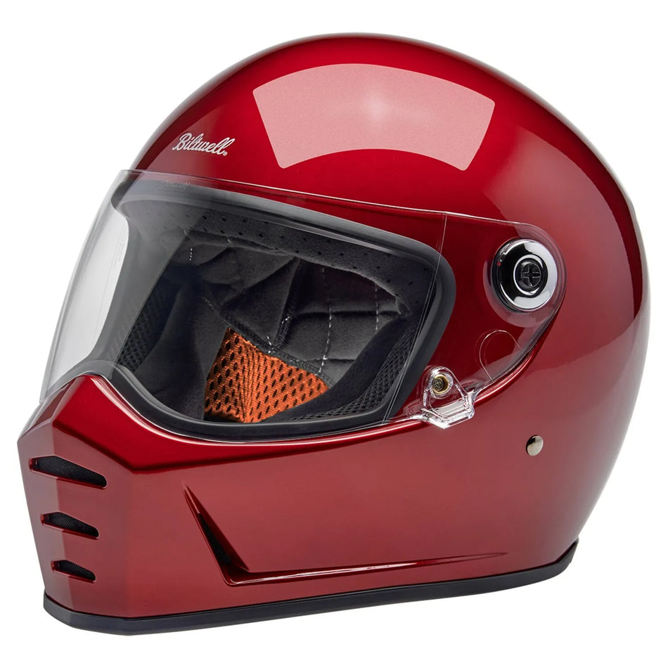 Biltwell Lane Splitter Helmet Cherry Red