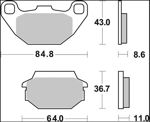Brembo Ceramic Front Brake Pads 07022