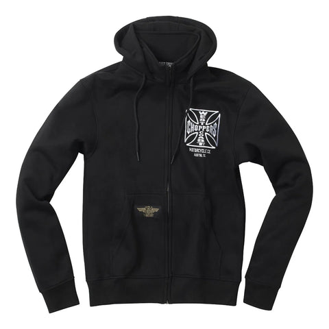 West Coast Choppers OG ATX Zip Hoodie Black