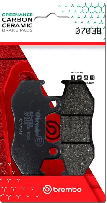 Brembo Ceramic Front & Rear Brake Pads 07038