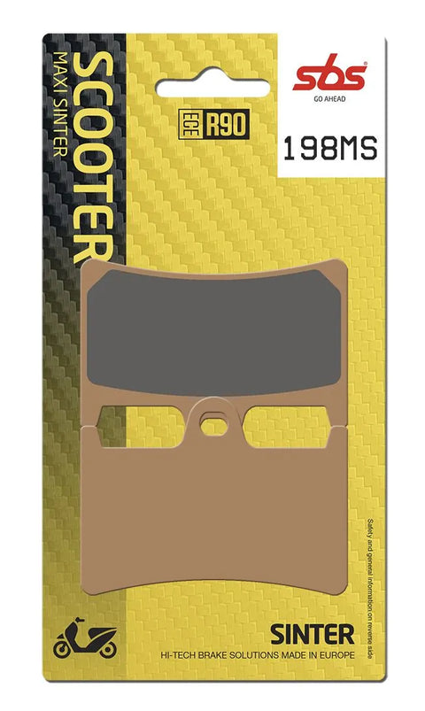 SBS Sintered Metal Front Brake Pads 198MS