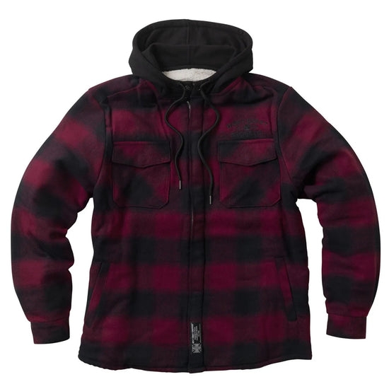 West Coast Choppers Hell Bent Flannel Jacket Red/Black