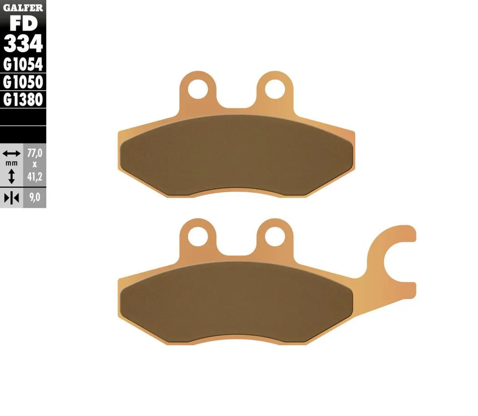 Galfer Sintered Metal Front & Rear Brake Pads FD334G1380