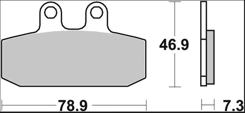 Brembo Ceramic Front & Rear Brake Pads 07GR13CC