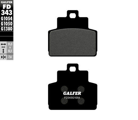 Galfer Sintered Metal Rear Brake Pads FD343G1054