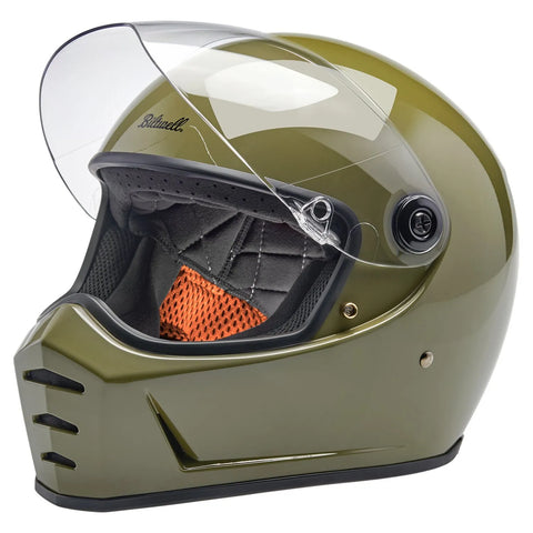 Biltwell Lane Splitter Helmet Olive Green