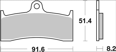 Brembo Sintered Metal Front Brake Pads 07KA20SA