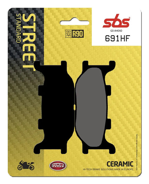 SBS Organic Front Brake Pads 691HF