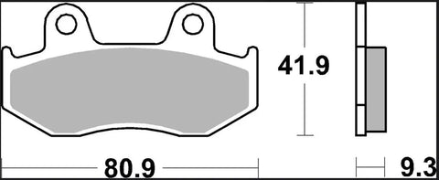 Brembo Ceramic Front & Rear Brake Pads 07038