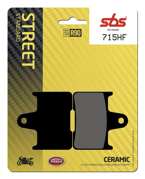 SBS Organic Rear Brake Pads 715HF