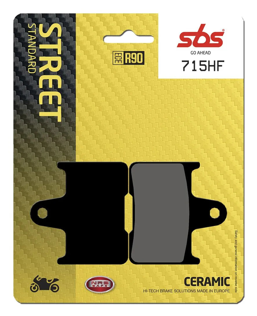 SBS Organic Rear Brake Pads 715HF
