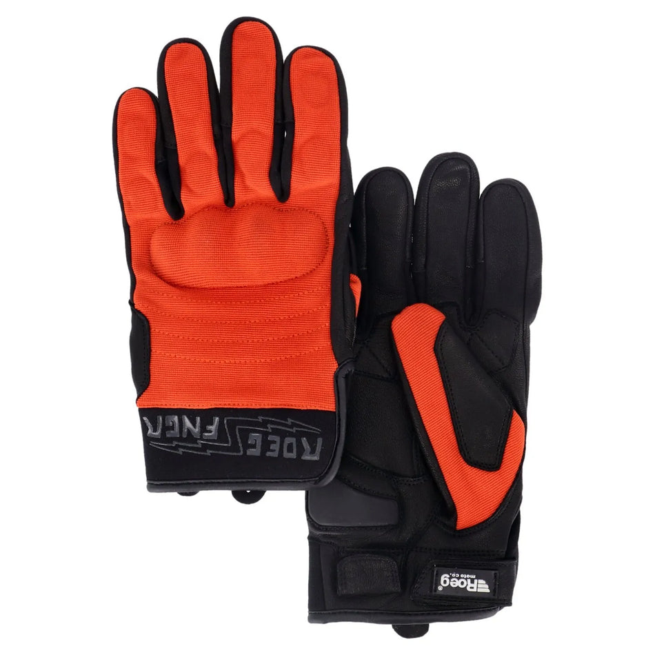 ROEG Fngr Textile Gloves Orange