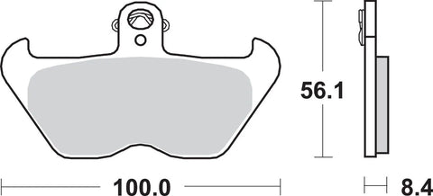 SBS Ceramic Front Brake Pads 703HS